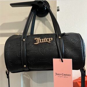 Juicy Couture black barrel bag